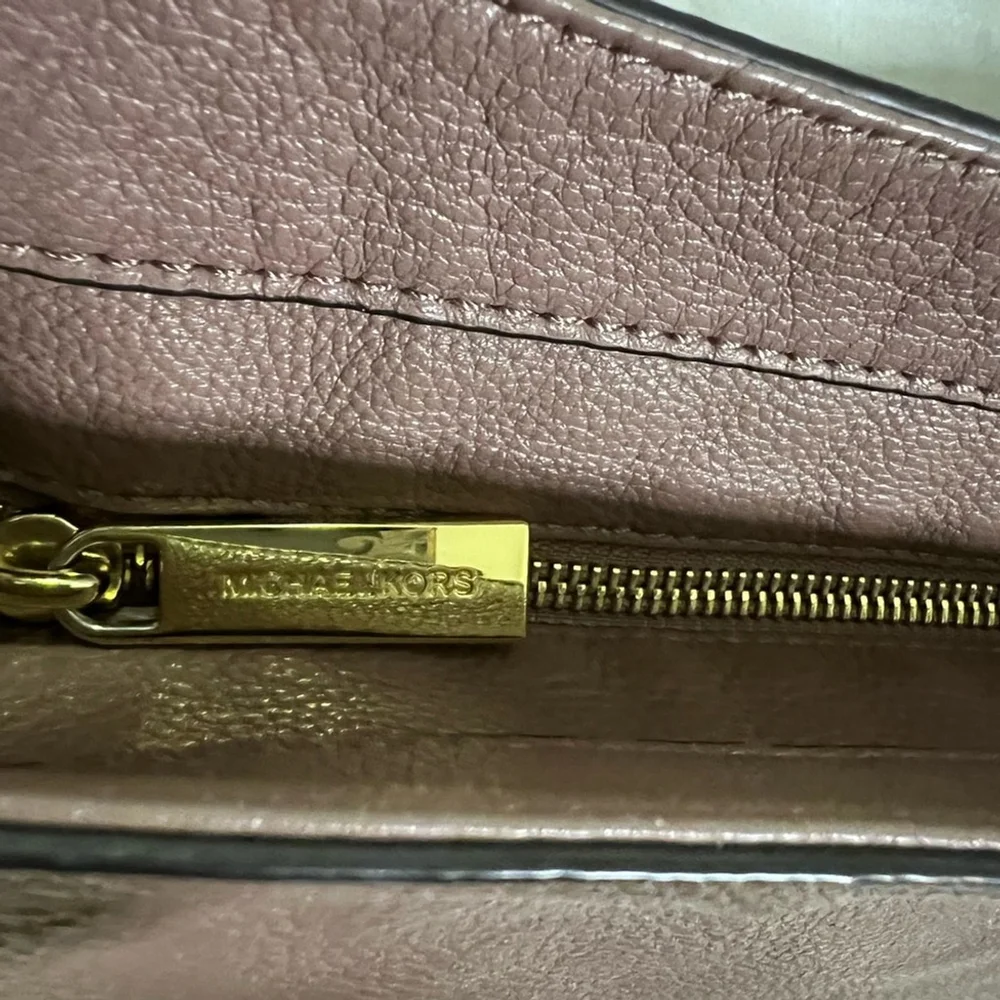 Michael Kors Brown Leather Shoulder Bag